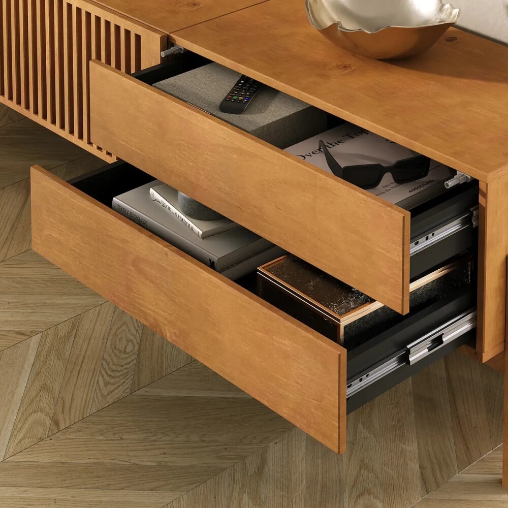 RACK APARADOR MADERA MACIZA BARGUEÑO 2 PUERTAS 2 CAJONES RACK APARADOR MADERA MACIZA BARGUEÑO 2 PUERTAS 2 CAJONES