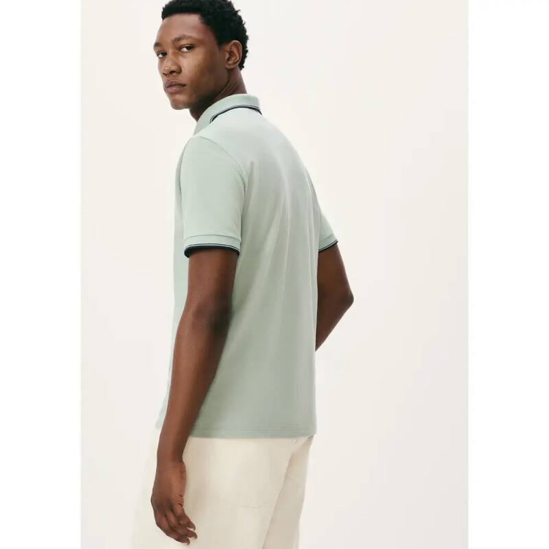 CAMISA POLO MM MASC VERDE CLARO