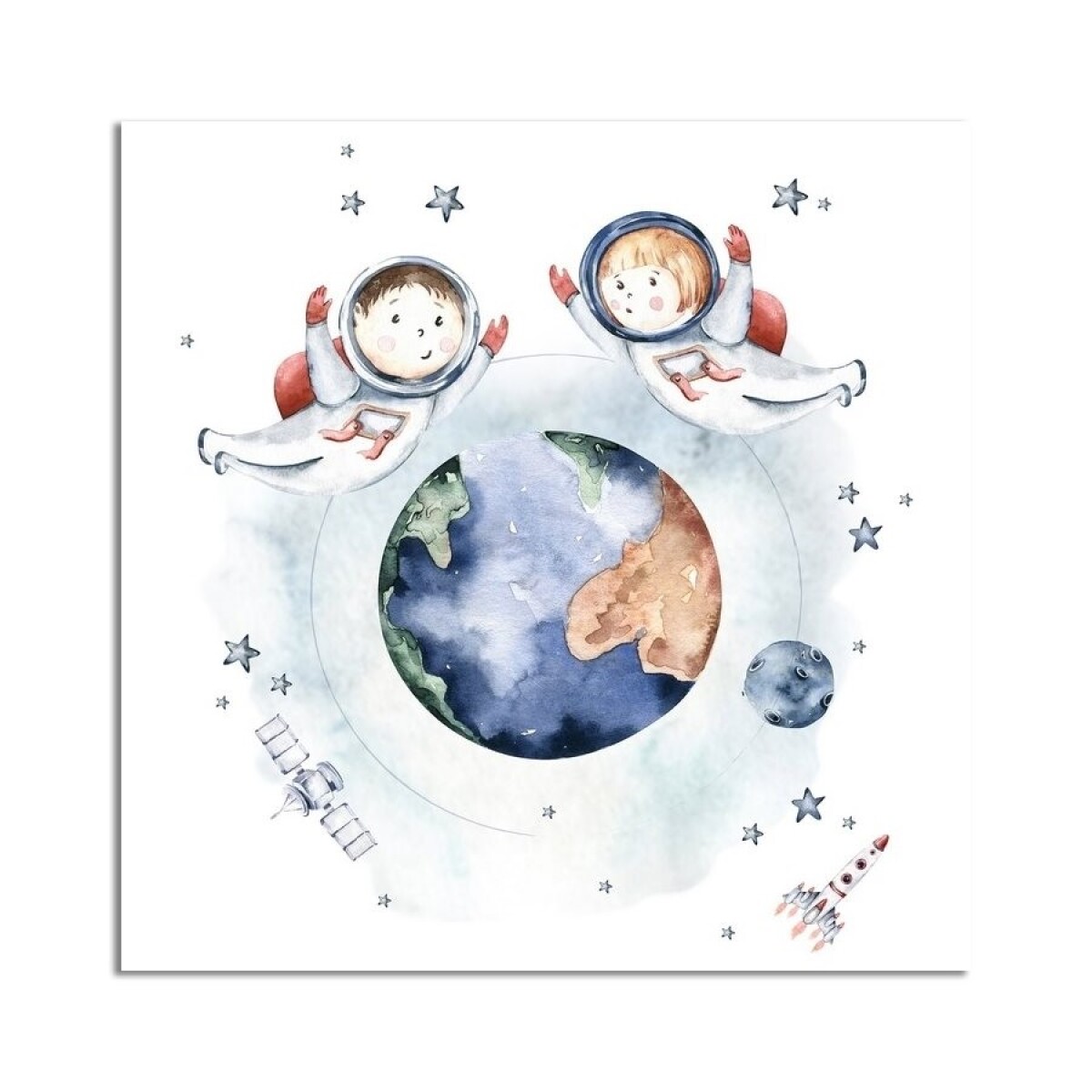 Cuadro Canva 543055-02 30X30CM Astronauta 