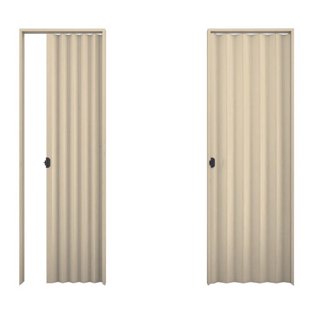 PUERTA PLEGABLE PVC COLOR ARENA 60x210 CM Puerta Plegable Pvc Color Arena 60x210 Cm