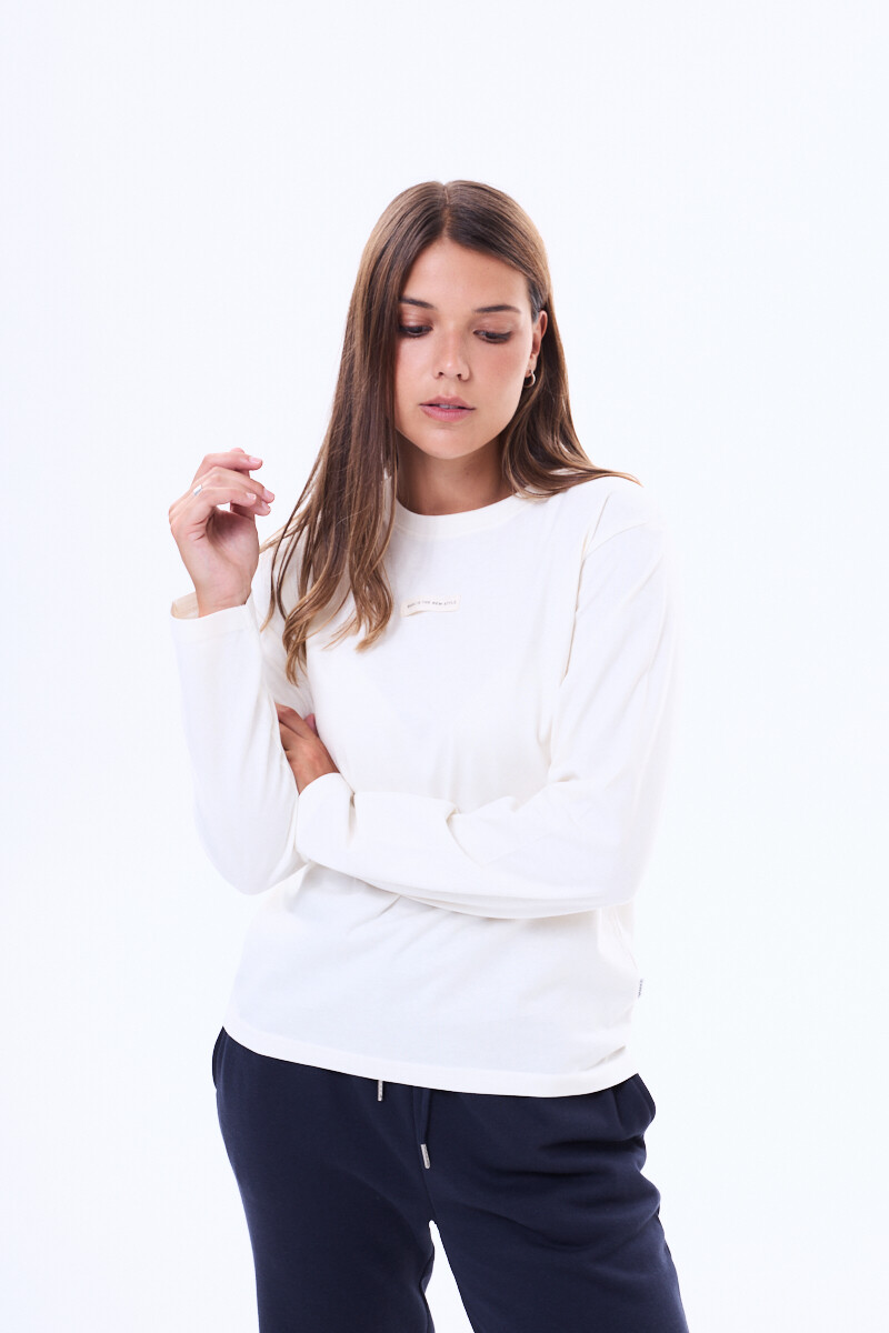 Remera manga larga Freya Crudo