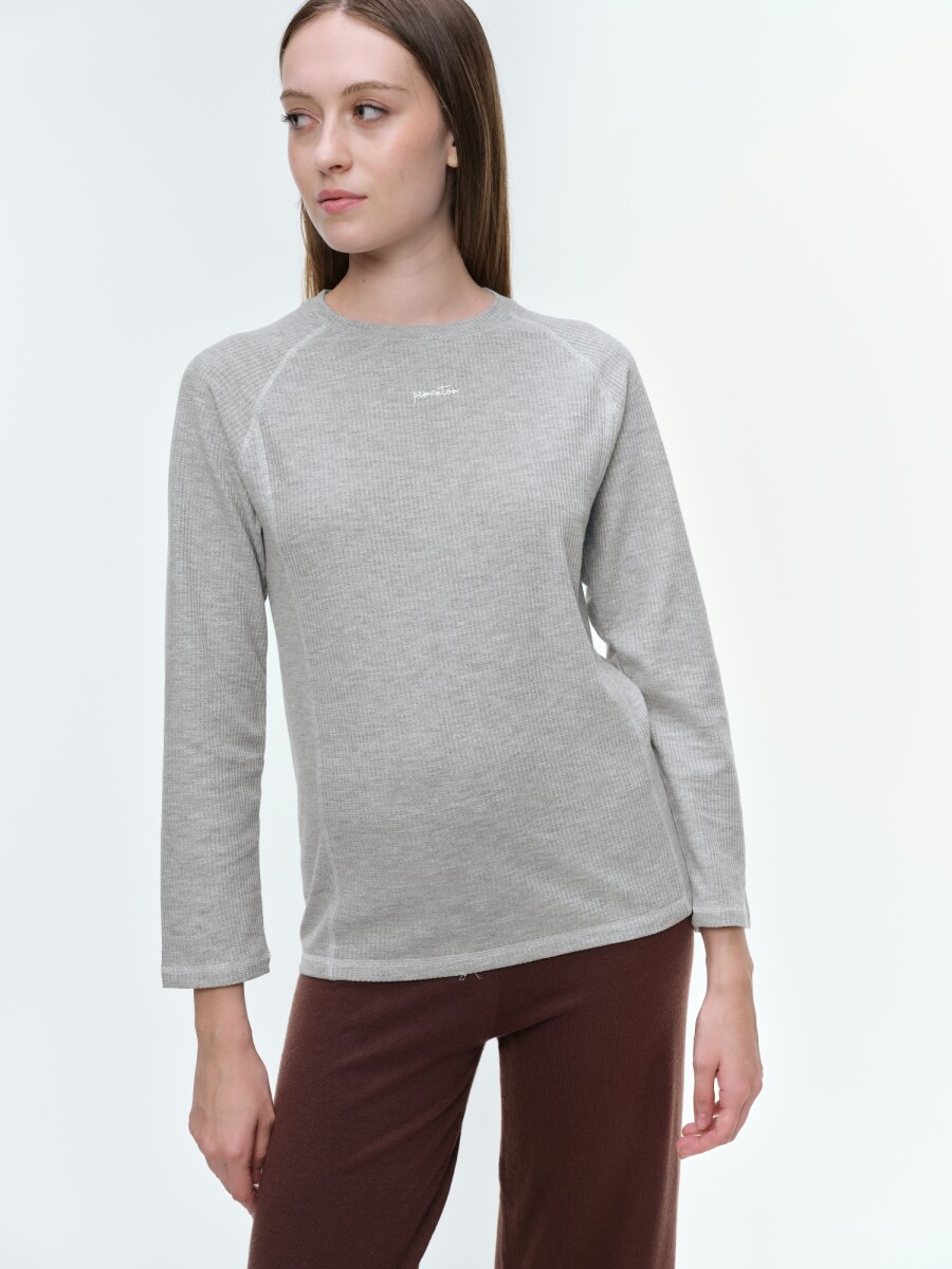 Remera Peggy - Gris Melange 