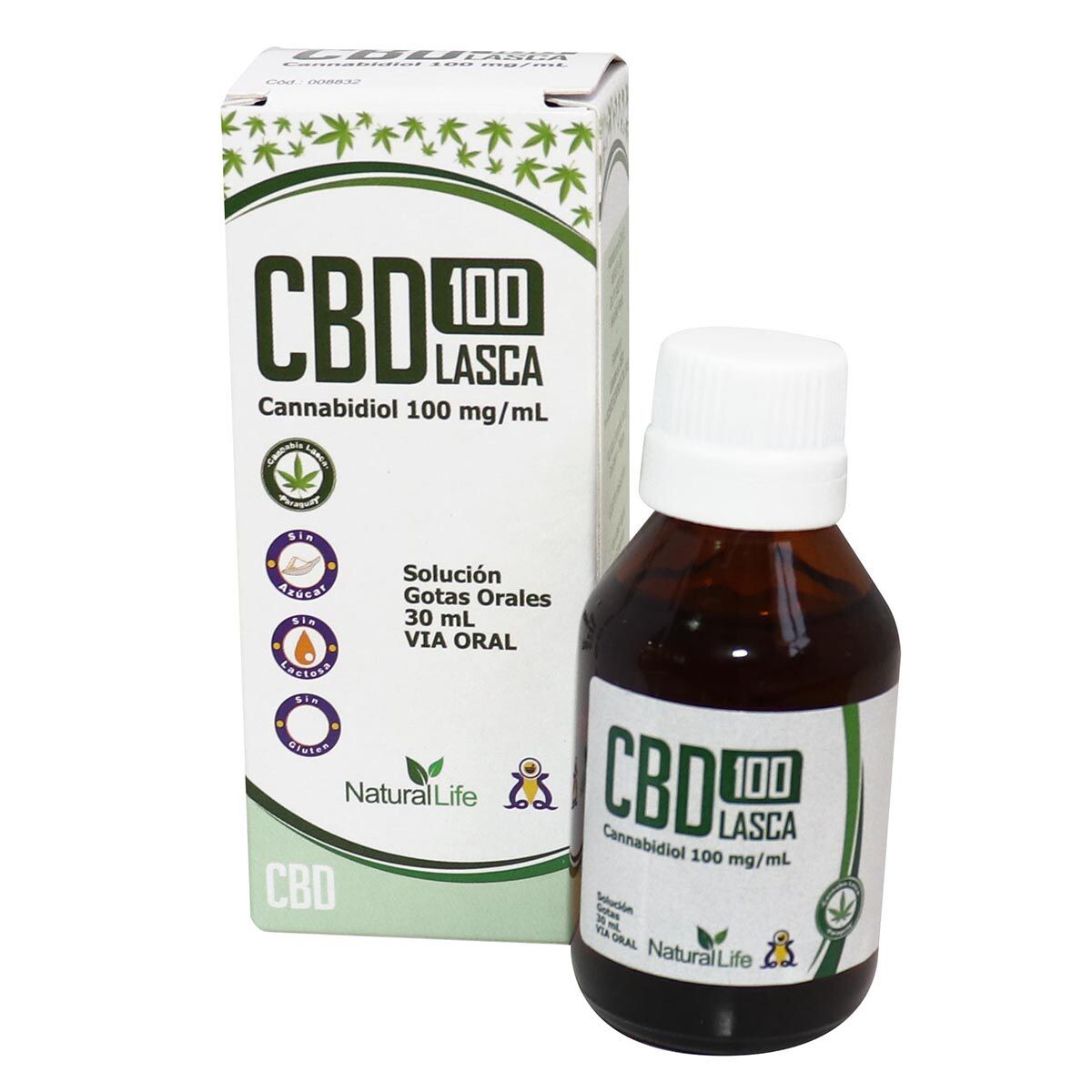 CBD LASCA 100 MG. GOTAS ORALES FR. X 30 