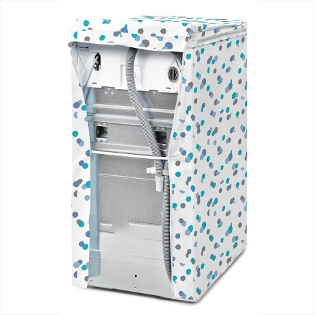 Funda Para Lavarropa Secarropa Medium Rayen Carga Superior Blanco