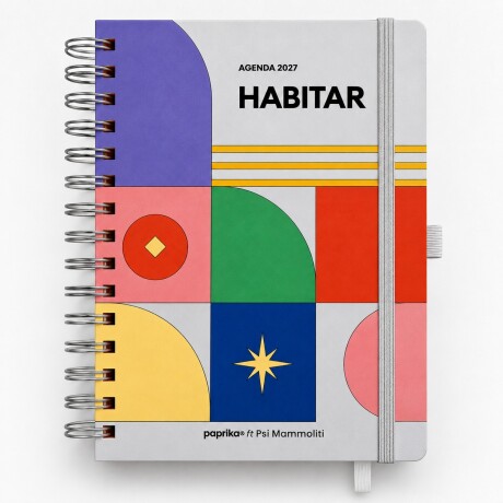Agenda 2027 con stickers Habitar Sc