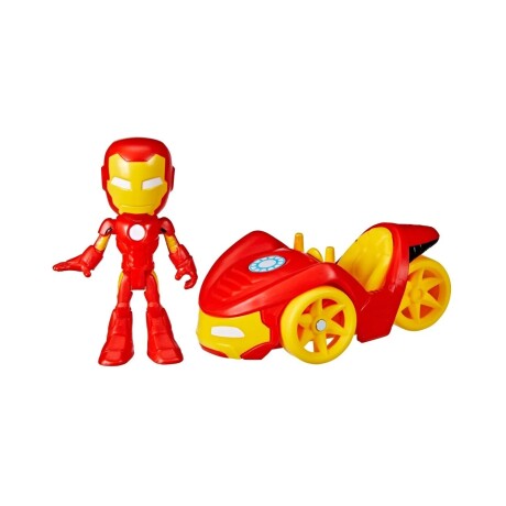 Figura y vehículo Spidey and His Amazing Friends Hasbro Iron Man