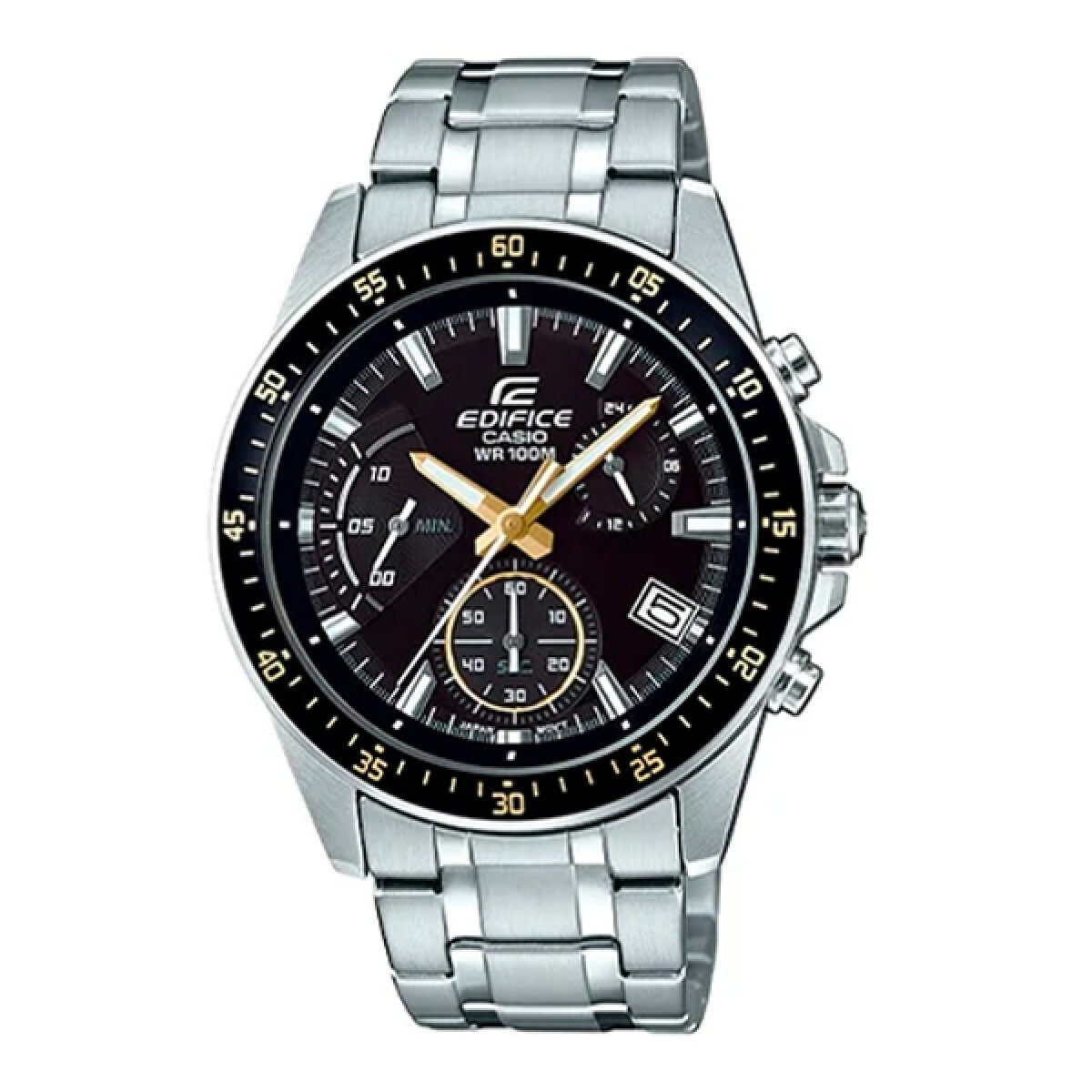 Reloj Edifice Clásico Acero Inoxidable Plata 
