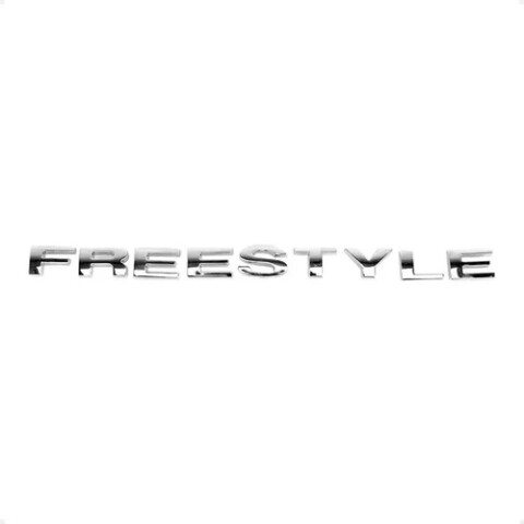 EMBLEMA "FREESTYLE" CROMADO Emblema "freestyle" Cromado