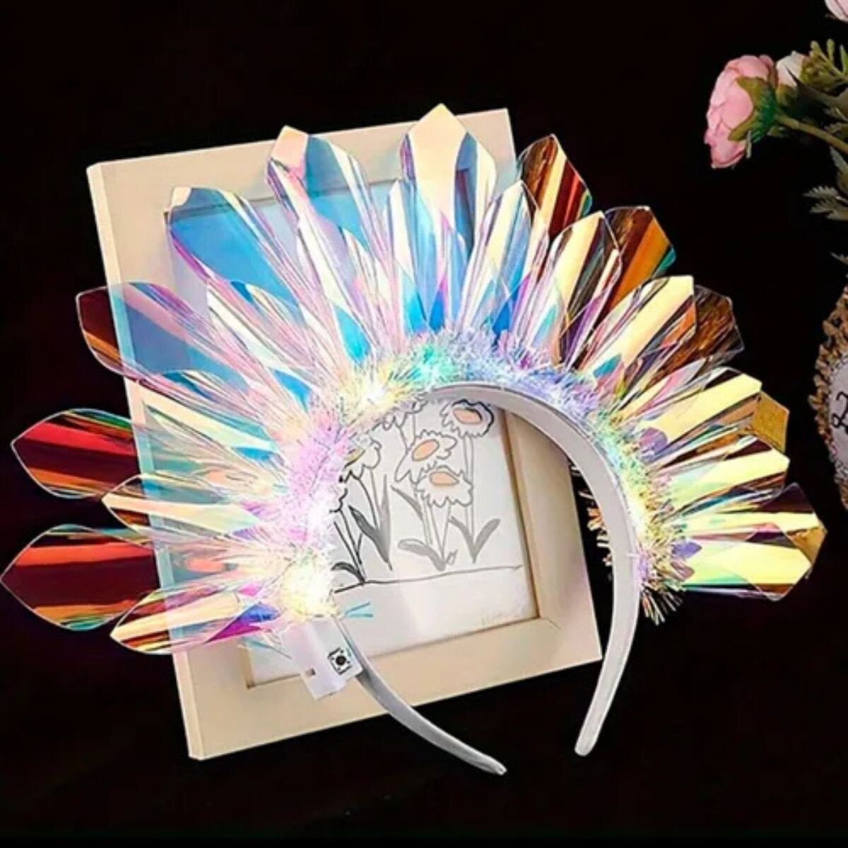 Vincha Tornasol con Luz 