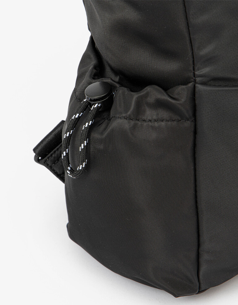 Mochilas Urbanas Nylon Mochila Cierre Marinero - Negro