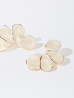 Pendientes Esmaltados beige