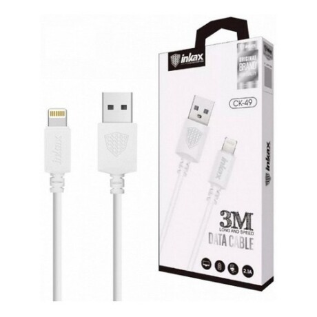 Cable Inkax Iphone X 8 7 6s 6 5s Plus 2.1A 3m Cable Inkax Iphone X 8 7 6s 6 5s Plus 2.1A 3m