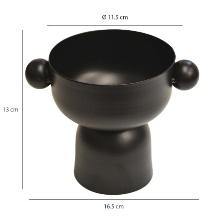 Adorno Pieza Decorativa Orbital en Metal para Decoración Negro
