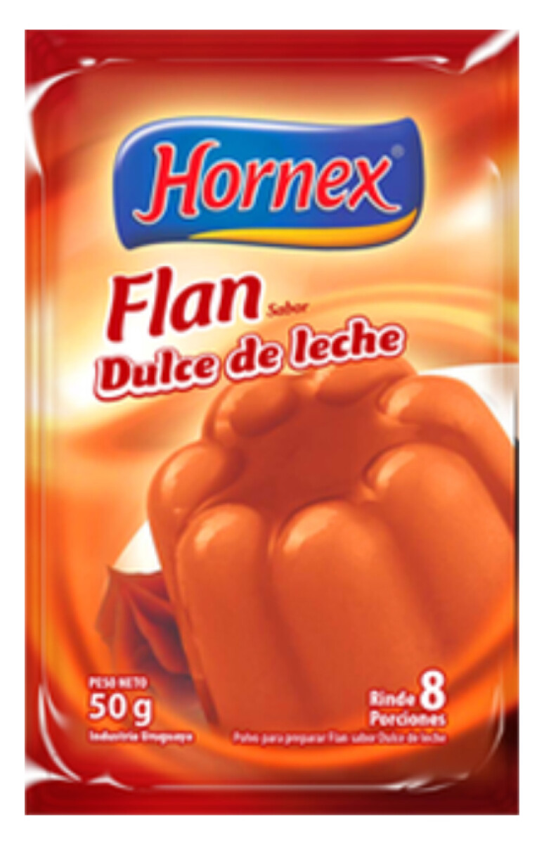 FLAN HORNEX 50G 8P DULCE DE LECHE 