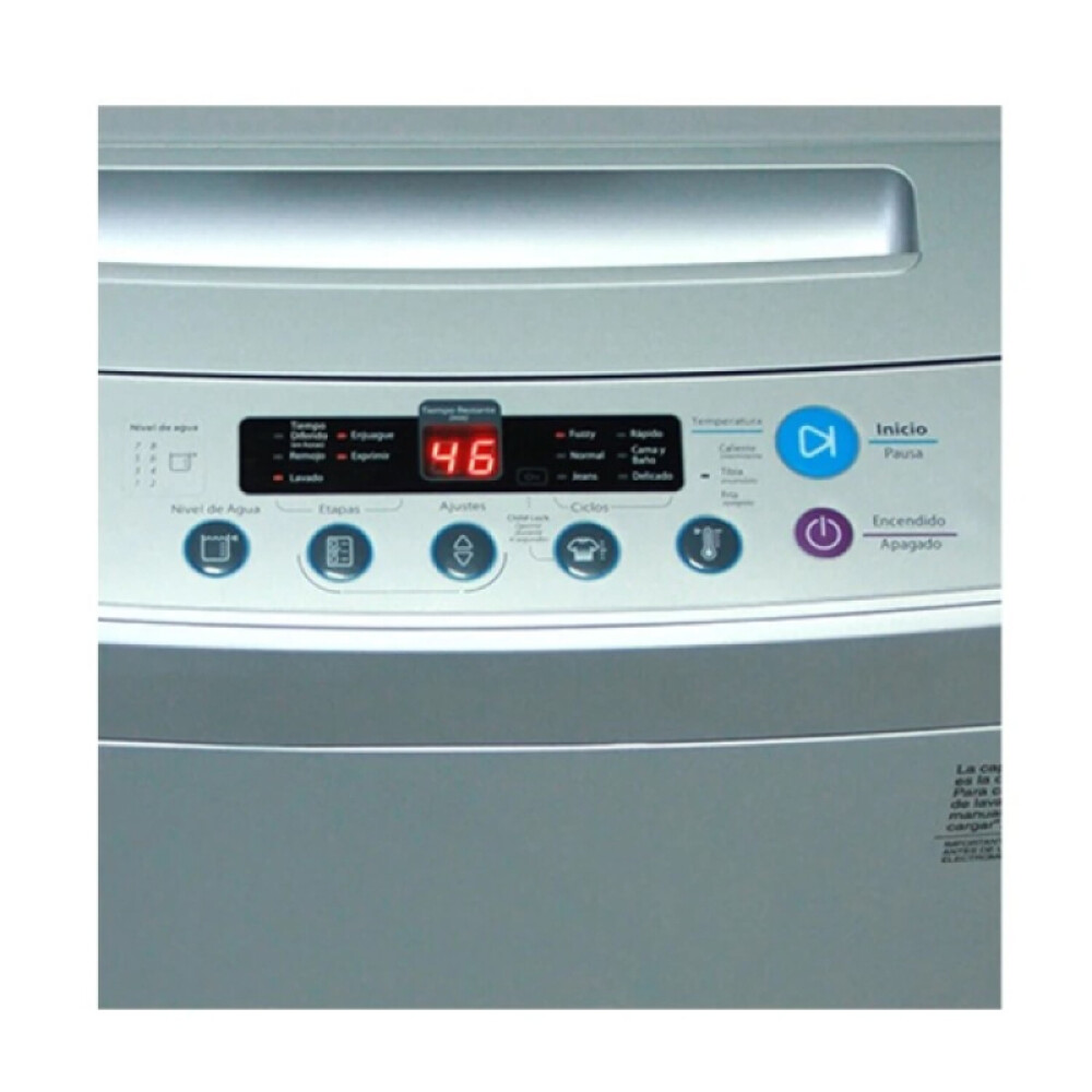 LAVARROPAS CARGA SUPERIOR acero inoxidable