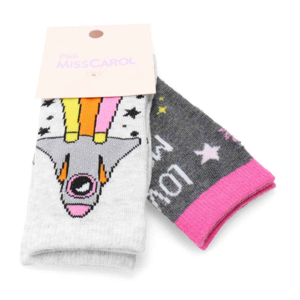 Medias de Niña MINI Miss Carol Media Rocket pack X2 MINI MissCarol - Azul 