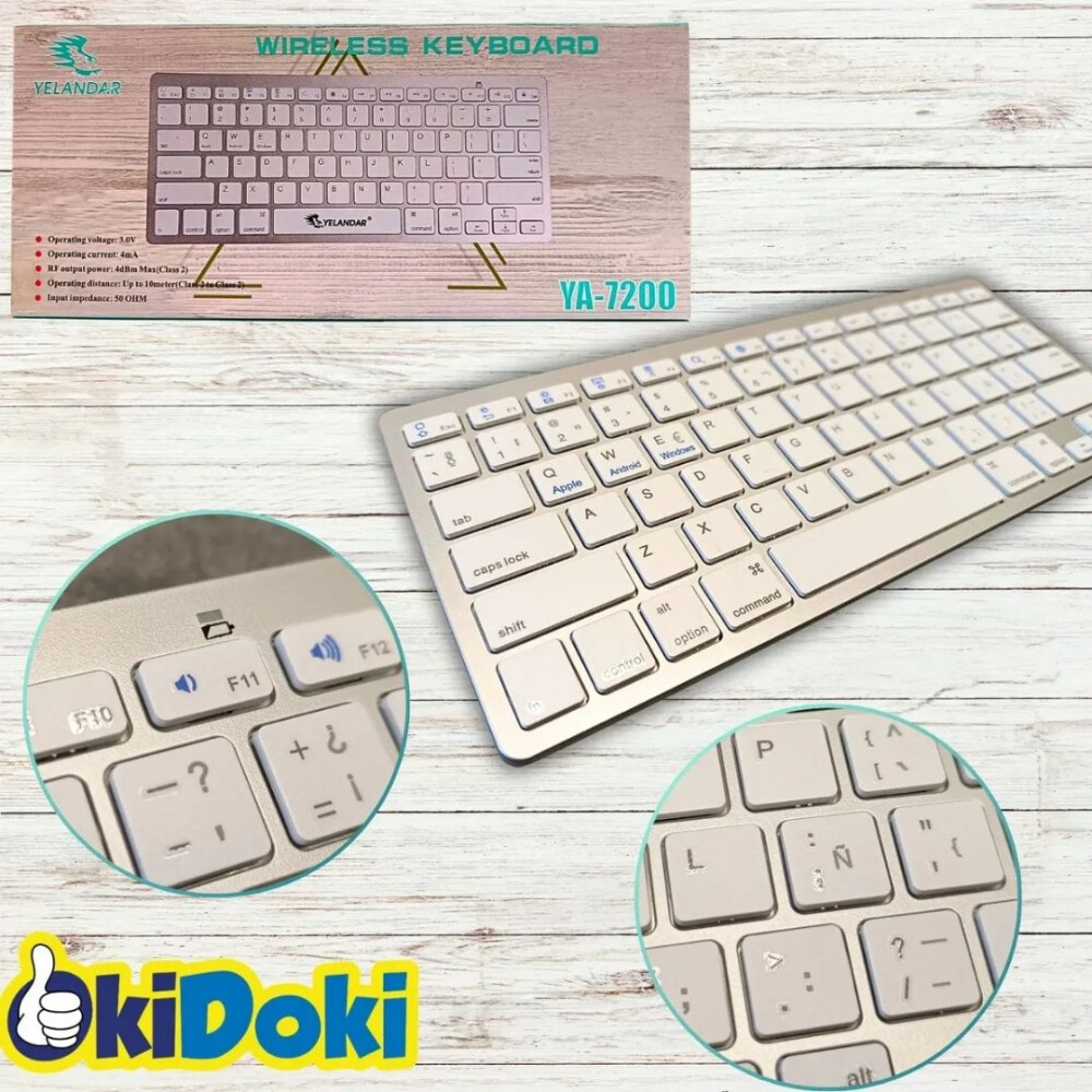 Mini Teclado Inalámbrico Elegante Mini Teclado Inalámbrico Elegante