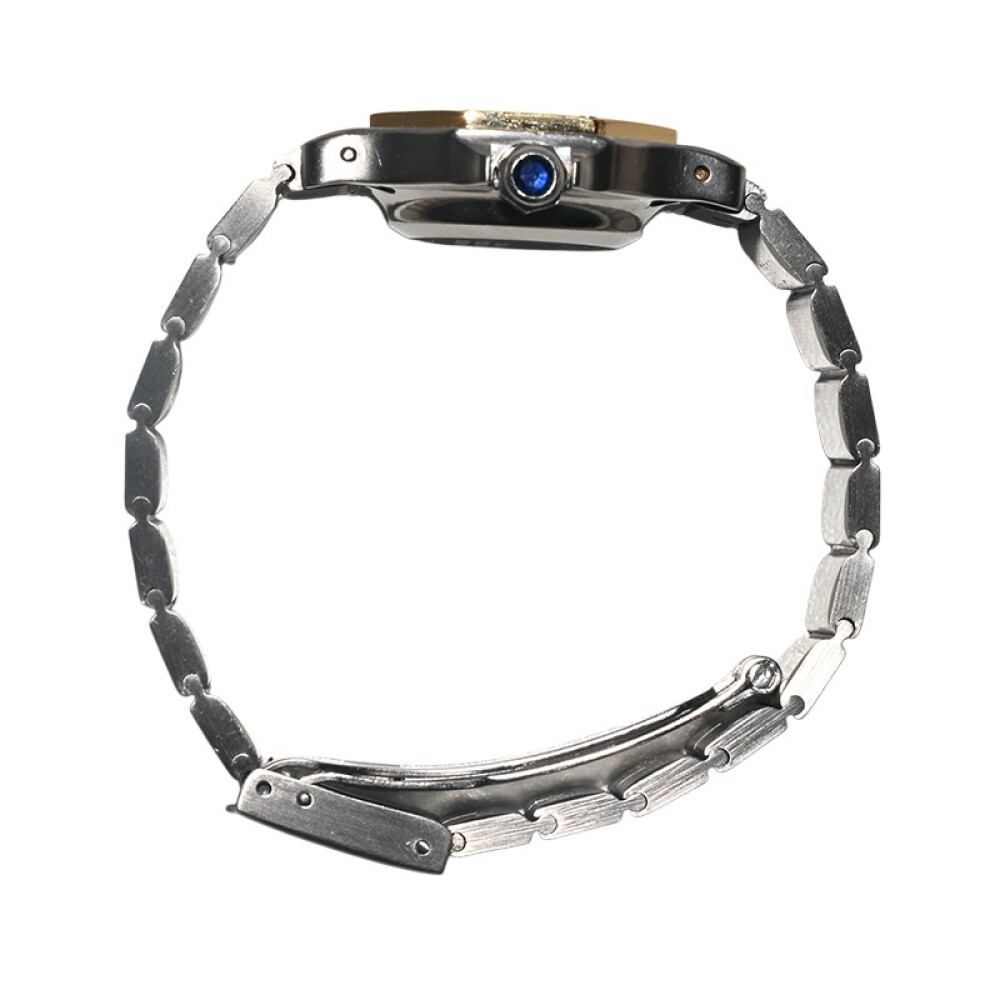 Cartier Santos Octagon Dama, 25 mm, acero y oro, modelo 0907, automático. Cartier Santos Octagon Dama, 25 mm, acero y oro, modelo 0907, automático.