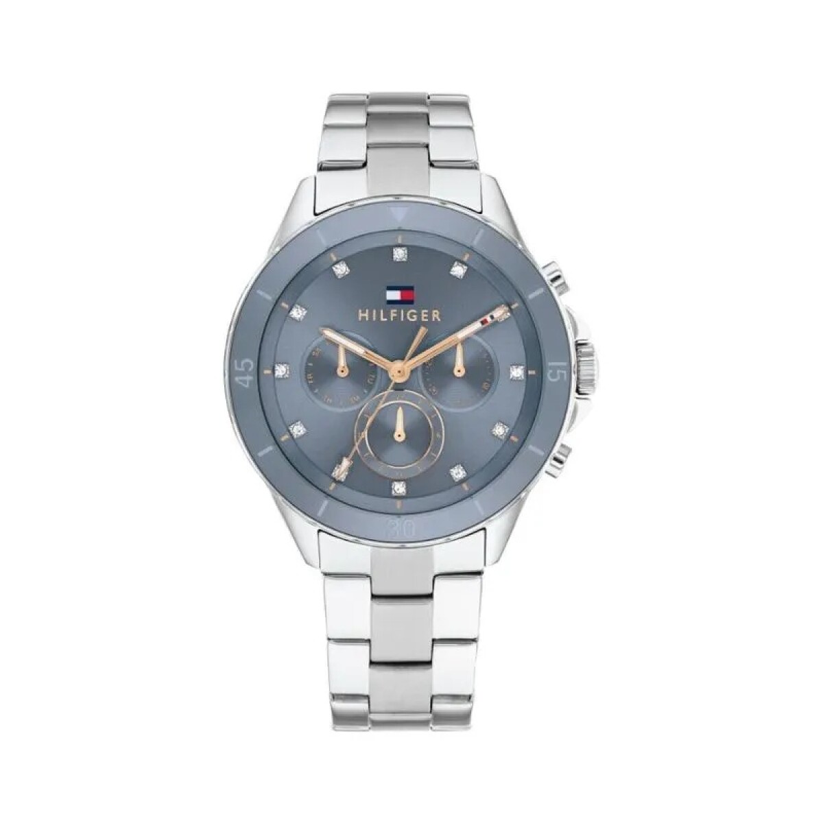 Reloj Tommy Hilfiger 1782708 para mujer con correa de acero - Plateado 