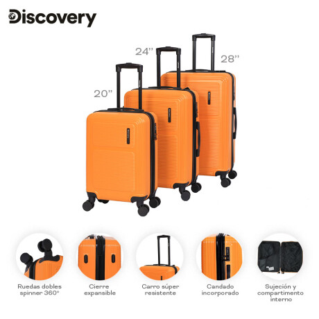 Valija Rígida Discovery 28 Grande NARANJA