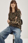 Sweater Cymade Ikat Camel