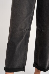 Jean Baggy Barrel Denim Gris