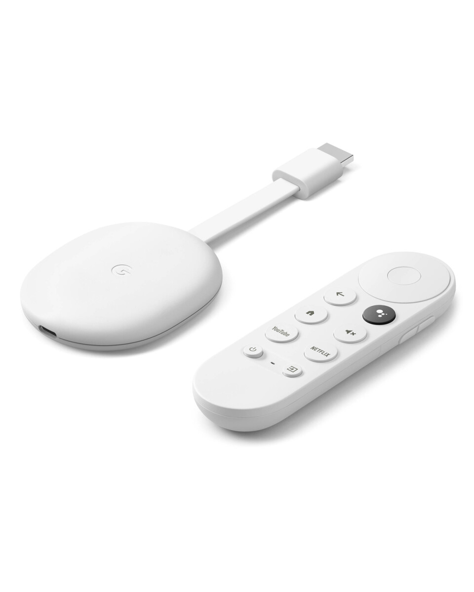 Google Chromecast con Google TV 2020 4K + control remoto 