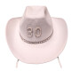 Sombrero Cowboy N°30 Blanco