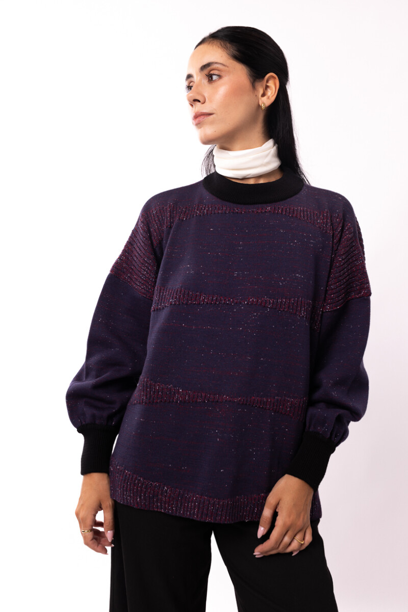 Buzo HALL REVERSIBLE Azul marino