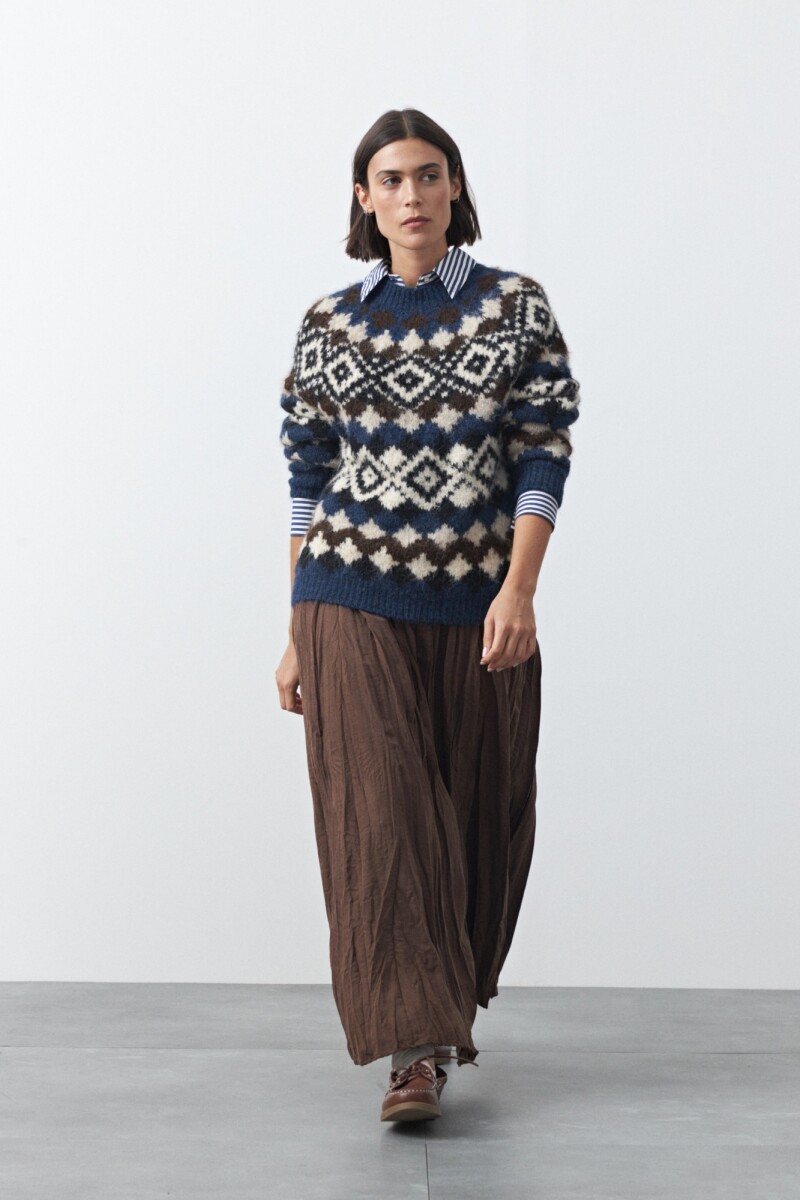 SWEATER SIRO Azul Oscuro