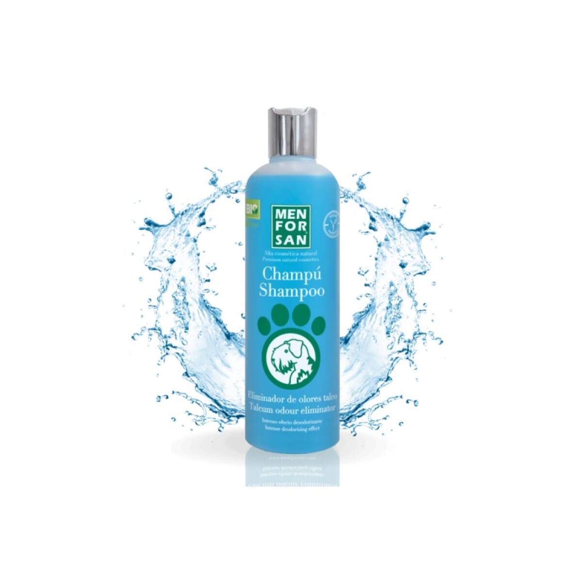 Shampoo Elimina Olores Talco Men for San 300 ml 
