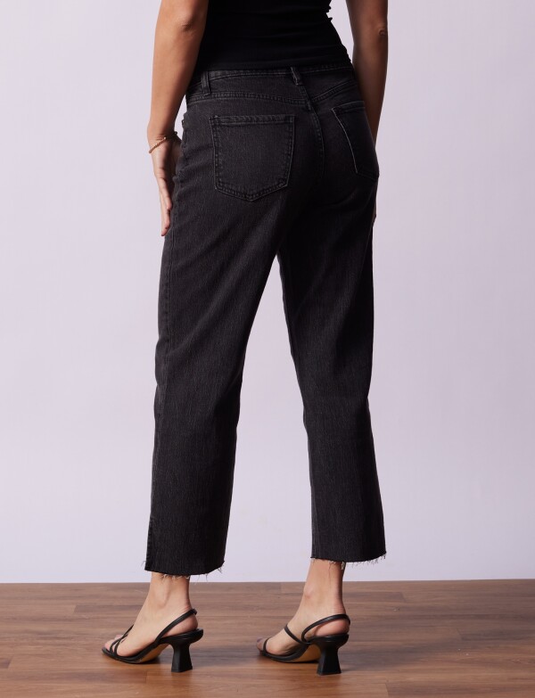 Jean Straight Leg NEGRO