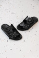 Sandalia con hebillas Rumba Negro