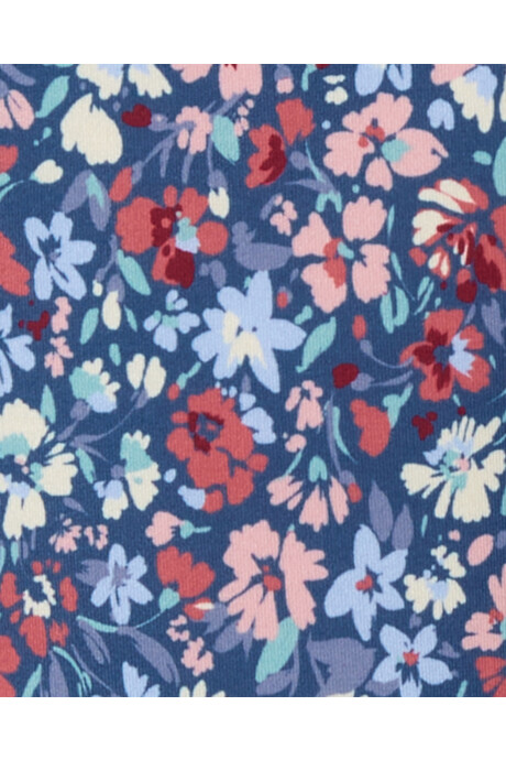 Calza deportiva de tela BeCool, diseño floral Sin color