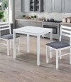 Juego de Comedor 2 sillas New Starter Blanco