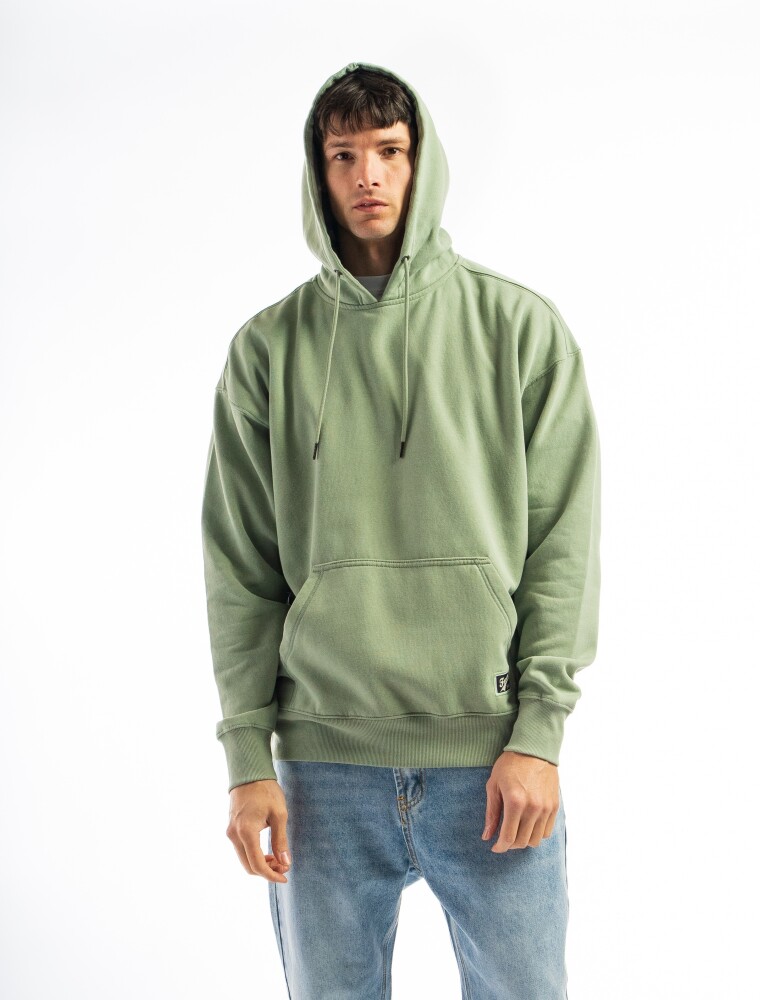 Canguro de Felpa Oversize California Verde Claro