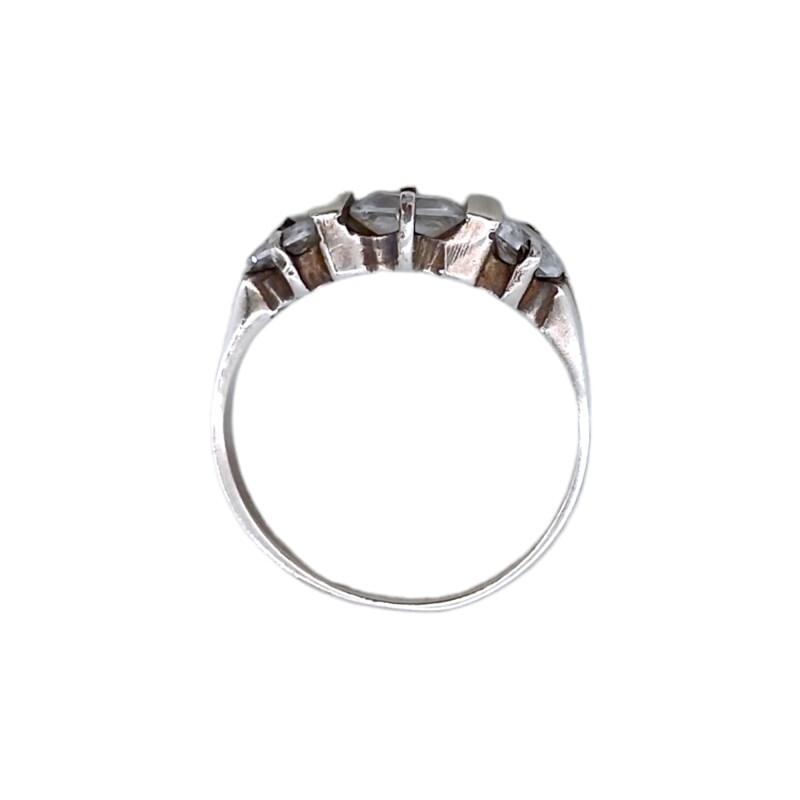 Anillo Trilogy-Plata y Oro-Piedra Zirconia-AN5006 conpiedra