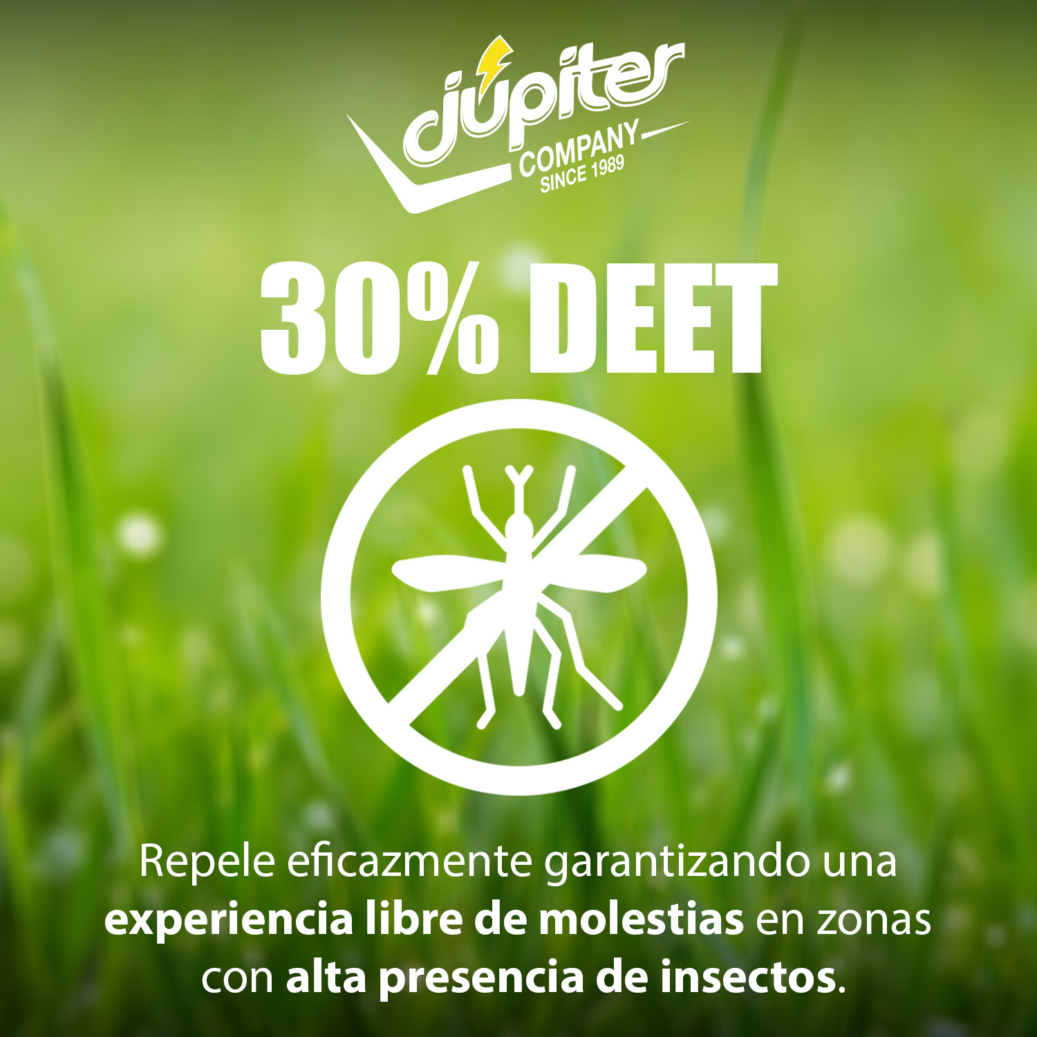 Repelente de Insectos en Spray Jupiter Extra Duración 165ml — Electroventas