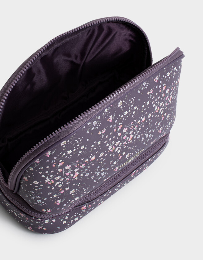 Porta Cosméticos Portacosméticos Estampado - Violeta Lavanda