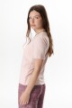 REMERA V DOBLE ROSA