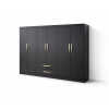 Ropero Placard 6 Puertas 2 Cajones 10 Estantes Ropero Placard 6 Puertas 2 Cajones 10 Estantes