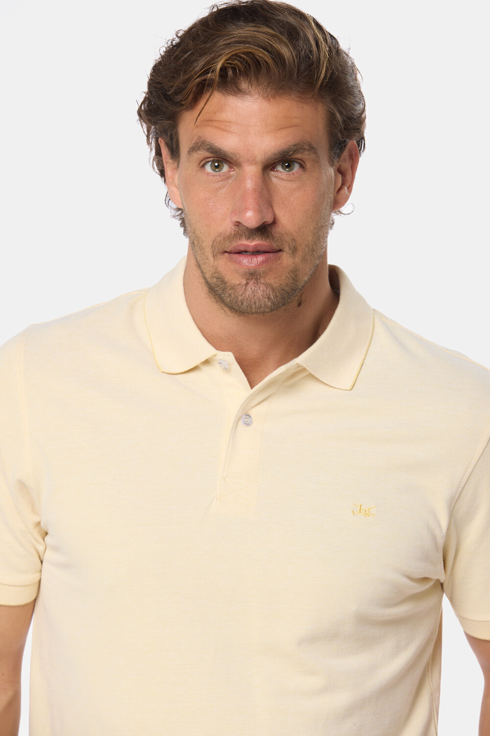 REMERA POLO LISA Amarillo