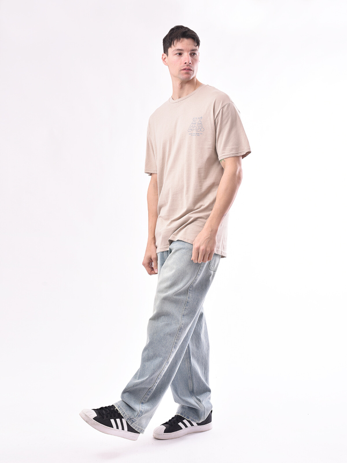 REMERA WINE BEIGE — Guapa