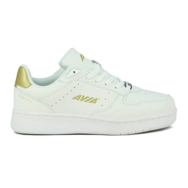 Avia Zapatilla Mujer Casual Denebola - White/gold Blanco-dorado
