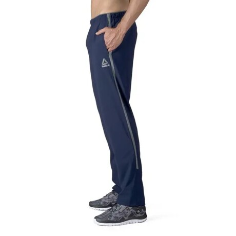 Pantalón Deportivo para Hombre Reebok Wor Woven Pant Fitness Azul Marino