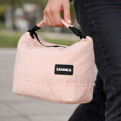 Lunchera térmica 6L con asa y correa para colgar 23x14x20cm Rosado