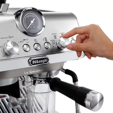 Cafetera Delonghi Especialista Mini Arte EC9255.MB Gris Inox