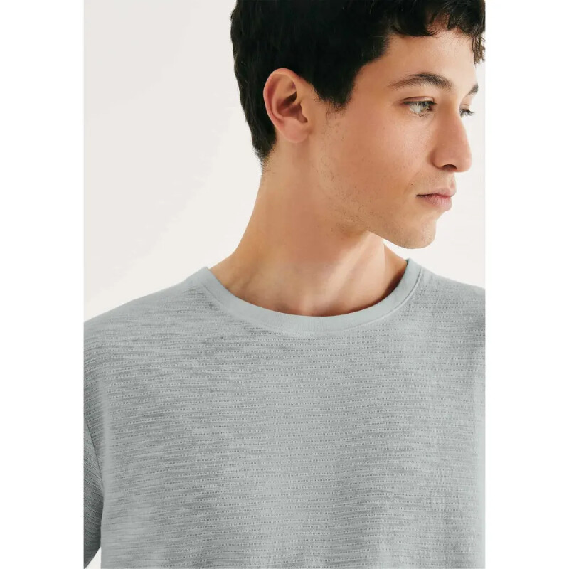 CAMISETA MM MASC AZUL CLARO