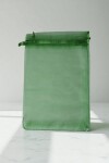 Bolsa organza 12x17 cm. VERDE