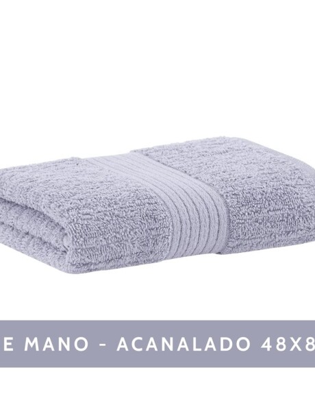 TOALLA ROSTRO ACANALADO BUDDEMEYER - 480G GRIS - 48X85 TOALLA ROSTRO ACANALADO BUDDEMEYER - 480G GRIS - 48X85
